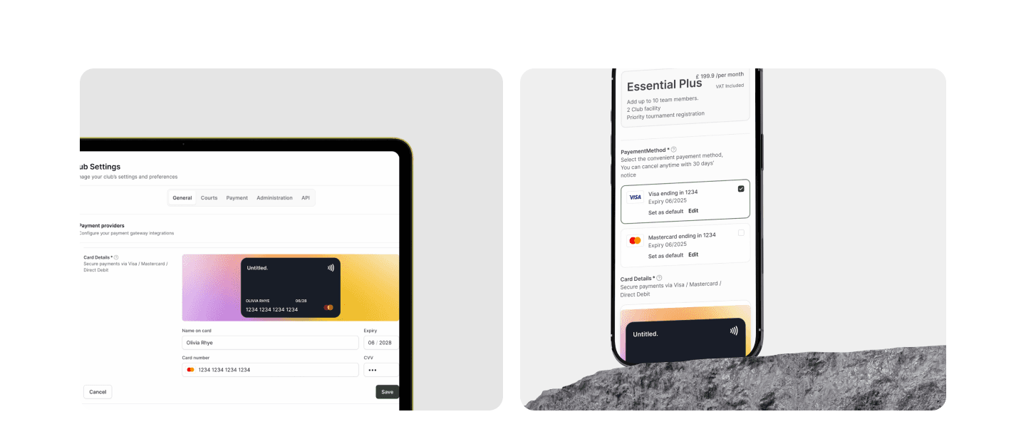 AcePoint reporting and member management views